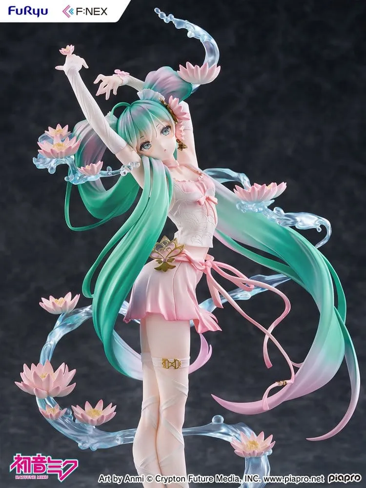 Hatsune Miku F:NEX PVC Statue 1/7 Water lily Ver. 27 cm